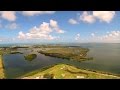 Cocoa Beach High School and Country Club by drone