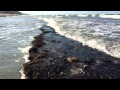 Canova Beach Reef Slow Motion Video